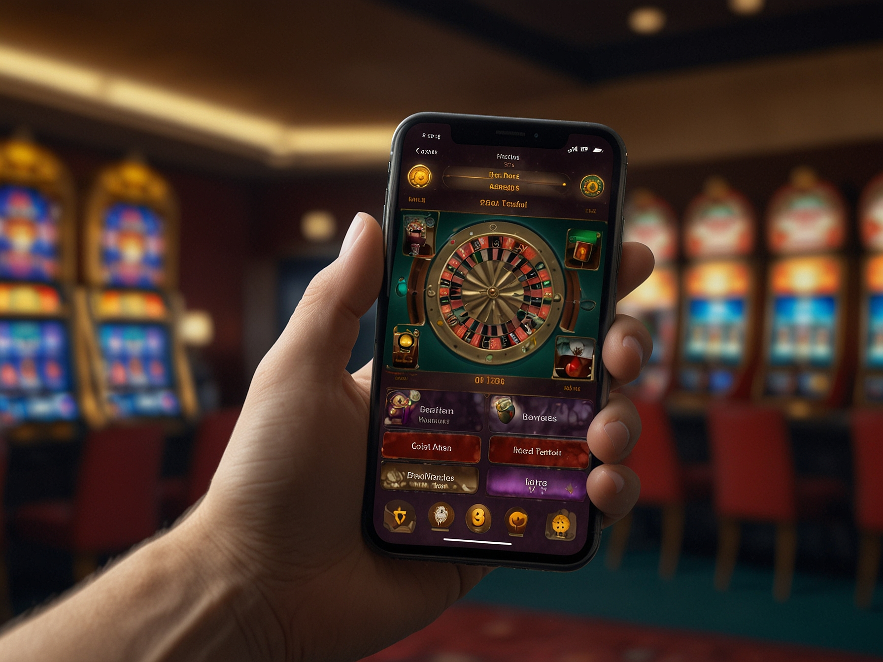 SlotLords Mobile App Ansicht